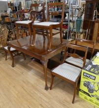 DINING TABLE AND CHAIRS