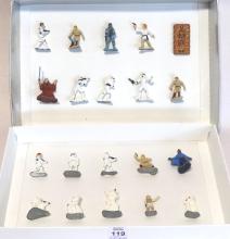 VINTAGE MICRO DIE-CAST STAR WARS FIGURES