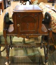 WALNUT TELEPHONE STAND
