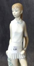 LLADRO "TENNIS GIRL" FIGURINE