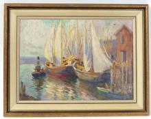 PAIR OF NAUTICAL OIL PAINTINGS