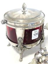 SILVER PLATE CONDIMENTS, ETC.