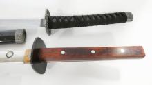 TWO DECORATIVE SAMURAI SWORDS