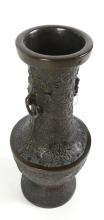 JAPANESE BRONZE VASE