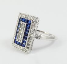 LADIES' ART DECO STYLE RING