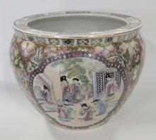 CHINESE PORCELAIN FISH BOWL