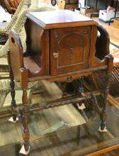 WALNUT TELEPHONE STAND