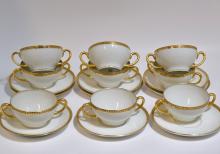 LIMOGES SOUP BOWLS