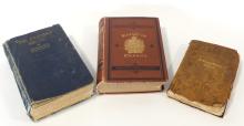 THREE ANTIQUE BOOKS