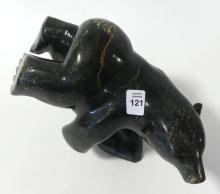 INDIGENOUS STONE "BEAR" CARVING