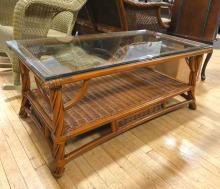 BOCA RATTAN COFFEE TABLE