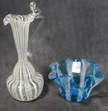 TWO PIECES OF VENETIAN GLASS