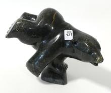 INDIGENOUS STONE "BEAR" CARVING