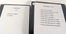 2 BINDERS OF CFL FOOTBALL CARDS