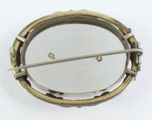 ANTIQUE OVAL BROOCH