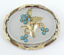 ANTIQUE OVAL BROOCH