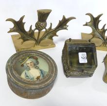 FIVE METAL CURIOS