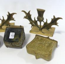 FIVE METAL CURIOS