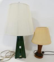 TWO TABLE LAMPS