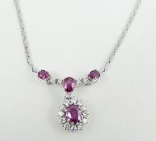 RUBY & DIAMOND NECKLACE