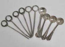 STERLING PICKS AND SPOONS