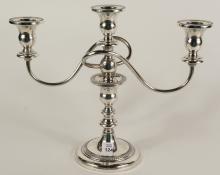 STERLING CANDELABRUM/CANDLESTICK