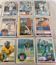 BINDER OF 1983 O-PEE-CHEE BASEBALL CARDS