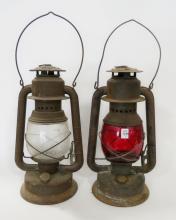 TWO BEACON LANTERNS