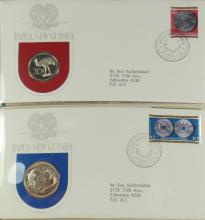 2 STAMP & COIN ALBUMS