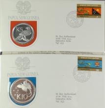 2 STAMP & COIN ALBUMS