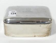 STERLING CIGARETTE BOX