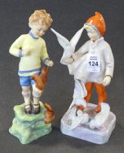 TWO ROYAL WORCESTER FIGURINES