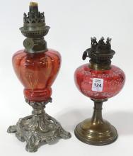 TWO KOSMOS OIL LAMPS