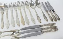 CONTINENTAL SILVER FLATWARE SET