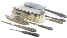 STERLING SILVER TOILETTE ITEMS