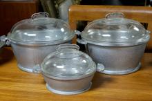 PEWTER SERVING BOWLS