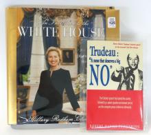 PIERRE TRUDEAU AND HILLARY CLINTON AUTOGRAPHS