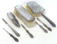 STERLING SILVER TOILETTE ITEMS