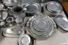 COLLECTION OF PEWTER