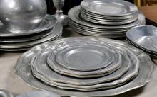 COLLECTION OF PEWTER