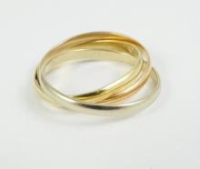 TRIPLE-BAND GOLD RING