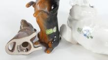 3 ANIMAL FIGURINES