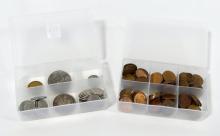 TWO CASES OF COINS