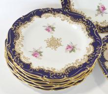 COALPORT "MASTERPIECE" DESSERT PLATES