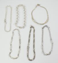 12 STERLING BRACELETS