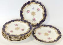 COALPORT "MASTERPIECE" DESSERT PLATES