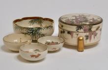 SATSUMA BOX AND BOWLS