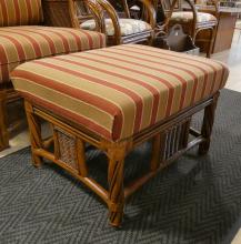 BOCA RATTAN ARMCHAIR AND OTTOMAN