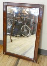 CONSOLE CABINET AND MIRROR