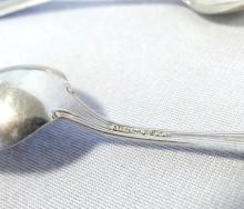 TWELVE STERLING COFFEE SPOONS